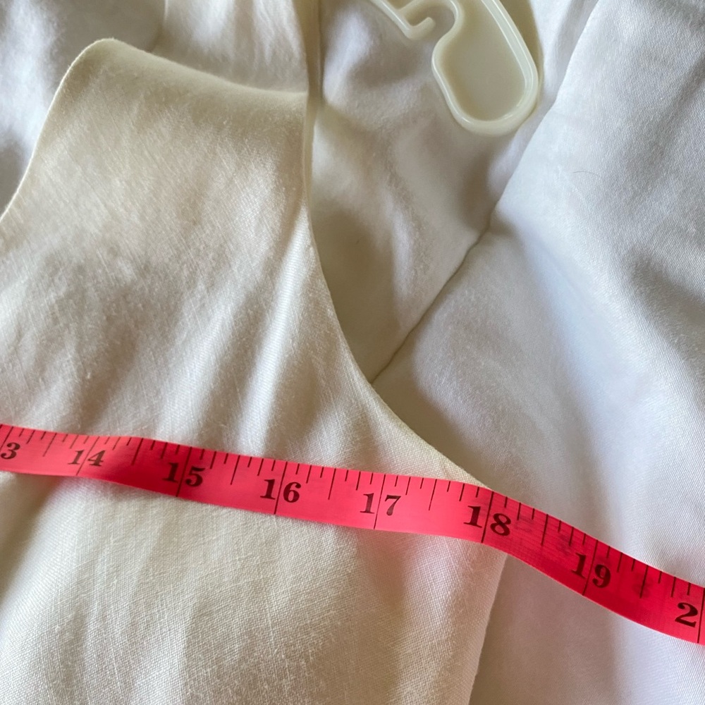 Banana Republic, Vintage Women’s Elegant White Maxi Dress, Linen, Size 10 - Picture 8 of 8